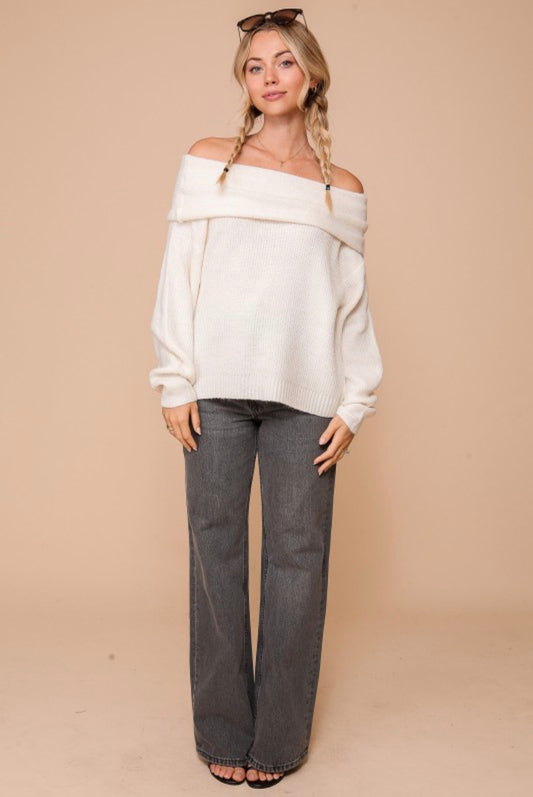 Aspen Off shoulder Sweater