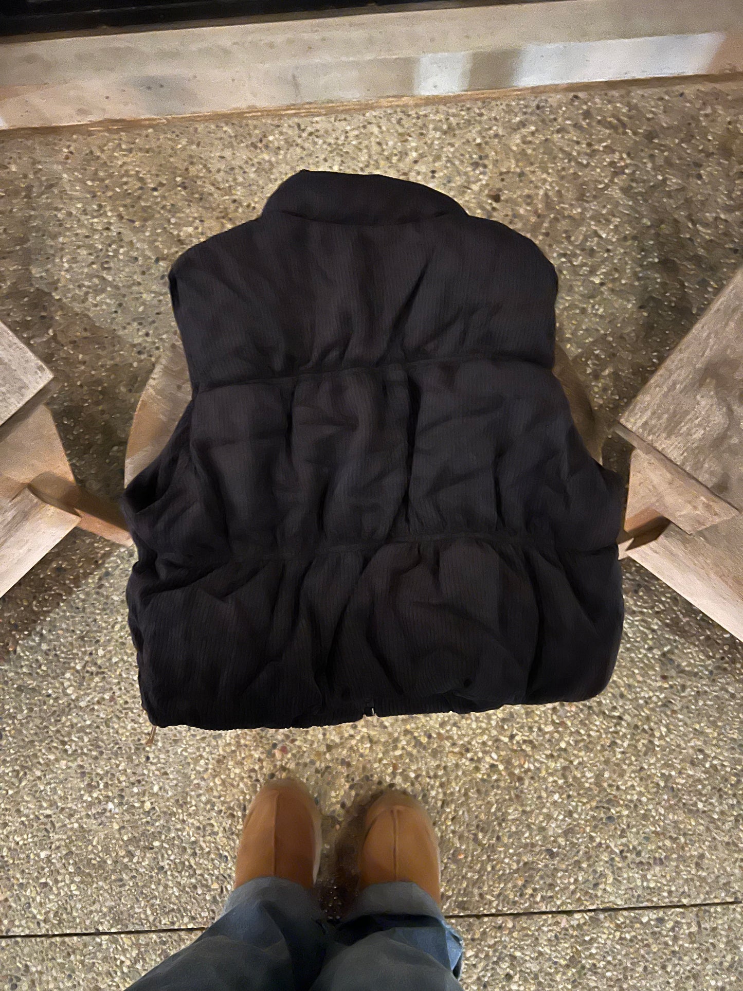 Black Corduroy Vest