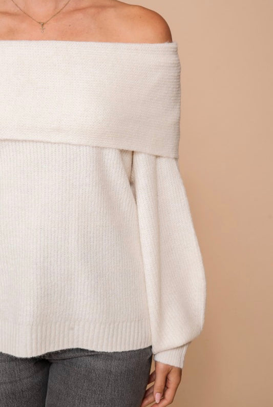 Aspen Off shoulder Sweater