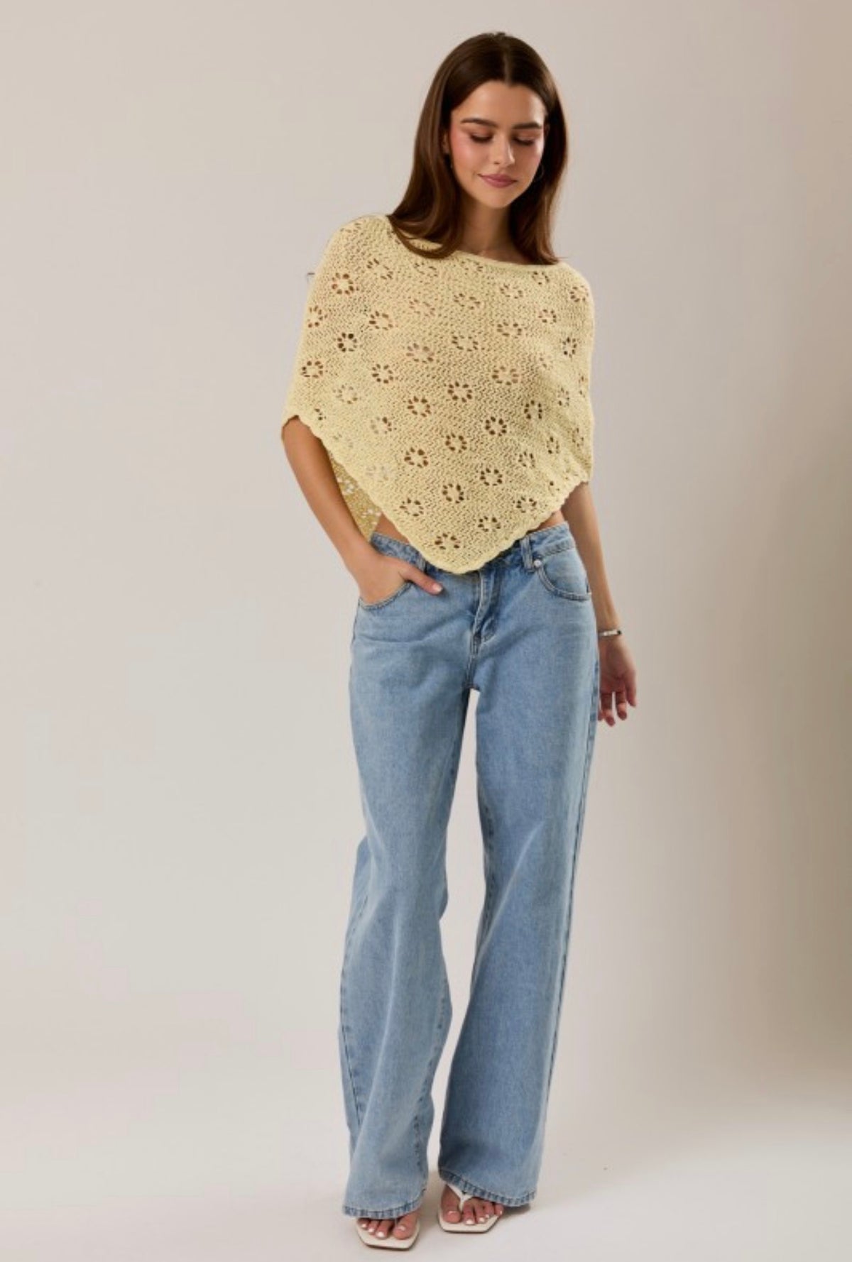 Marigold Crotchet Poncho