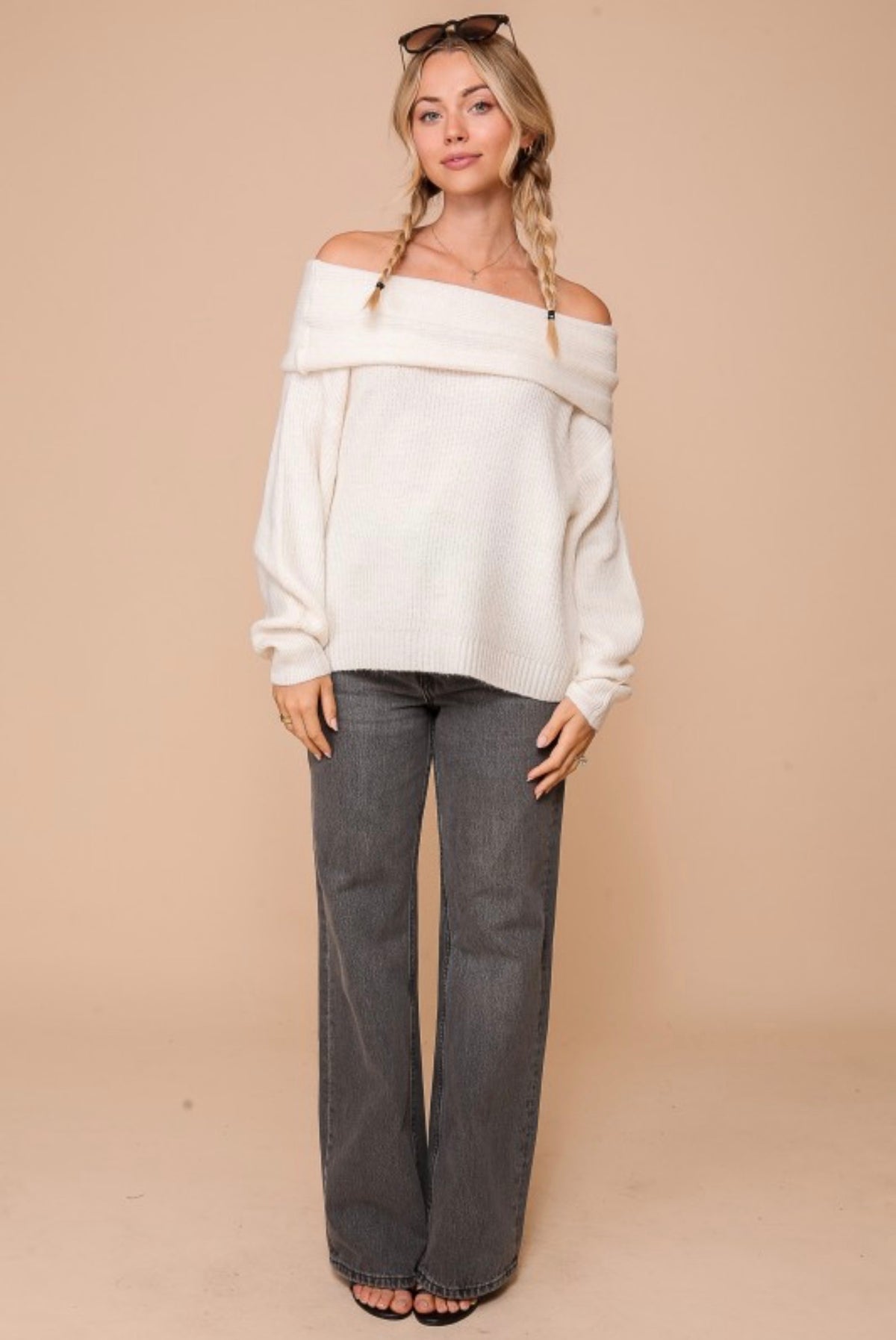 Aspen Off shoulder Sweater